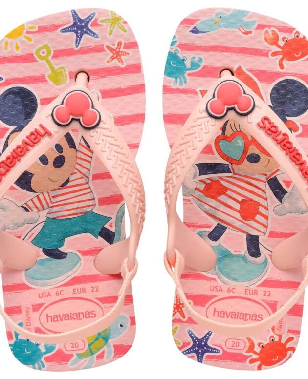Chinelo Baby Mickey e Minnie