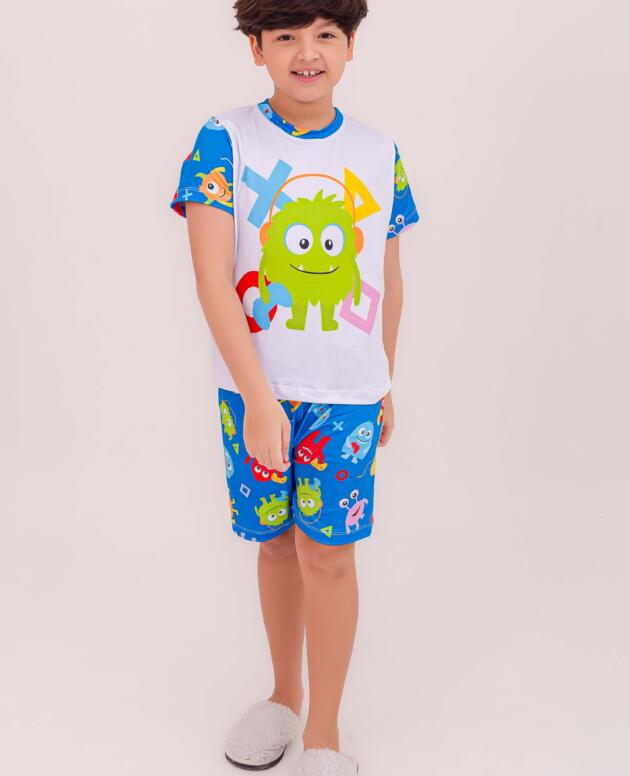 Piajama Monstrinho Gamer